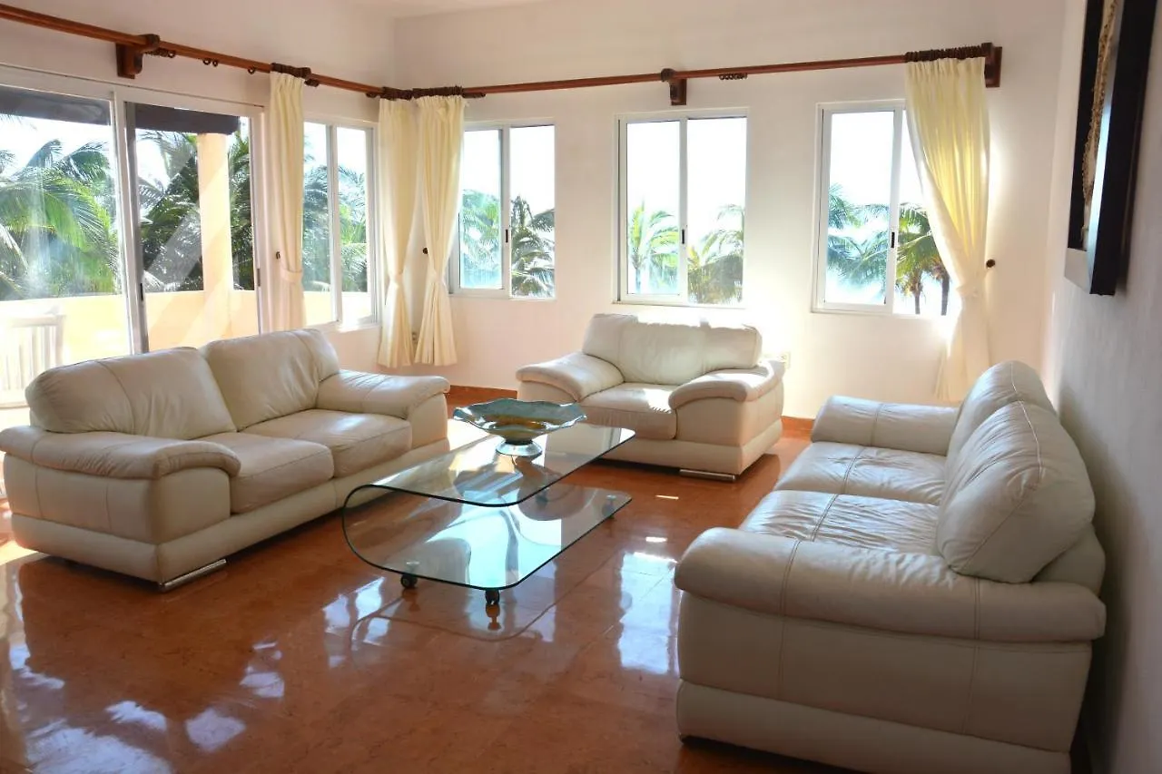 Ocean Front Luxury Villa At Arenika Beach House Puerto Morelos