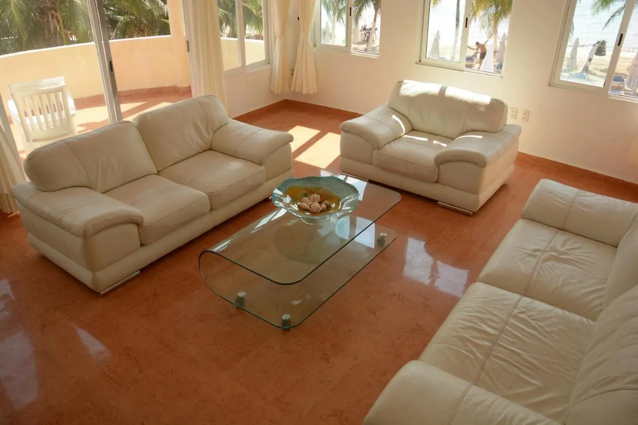 Ocean Front Luxury Villa At Arenika Beach House Puerto Morelos 0*,